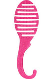 Wet Brush Detangling Brush, Shower Detangler Brush (Pink Glitter) - Wet & Dry Tangle-Free Hair Brush for Women & Men - No Tangle Soft & Flexible Bristles for Straight, Curly, & Thick Hair