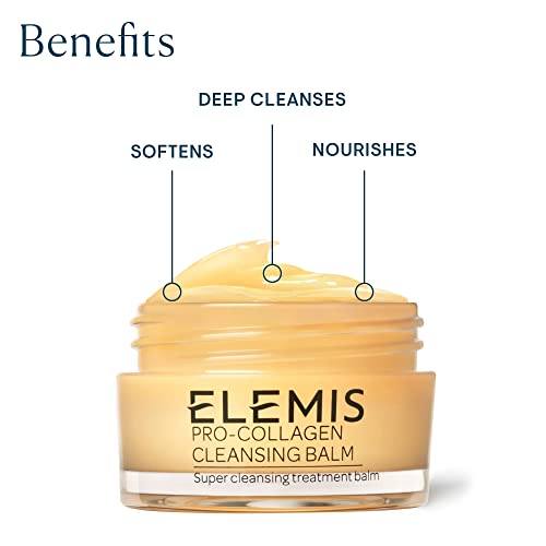 ELEMIS Pro-Collagen Cleansing , Ultra Nourishing Treatment Balm + Facial Mask Deeply Cleanses, Soothes, Calms & Removes Makeup and Impurities