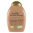 OGX Ever Straightening + Brazilian Keratin Therapy Hair-Smoothing Conditioner with Coconut Oil, Cocoa Butter & Avocado Oil, Paraben-Free, Sulfate-Free Surfactants, 13 Fl Oz