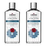 Cremo Rich-Lathering Silver Water & Birch Body Wash, A Revitalizing Combination of Glacier-Fed Streams and White Birch 16 Fl Oz (2-Pack)