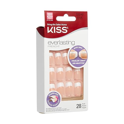 Kiss Products Everlasting French Nail Kit, String of Pearls, 0.07 Pound (28 Count)