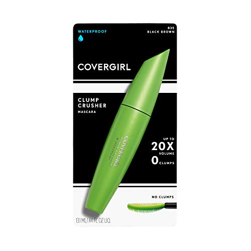 COVERGIRL Clump Crusher Water Resistant LashBlast Mascara, Water Resistant Mascara, Zero Clumps, 1 Tube, Black Brown Color, 0.44 Fl Oz packaging may vary