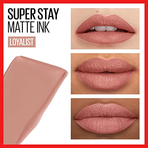 Maybelline New York Super Stay Matte Ink Liquid Lipstick Makeup, Long Lasting High Impact Color, Up to 16H Wear, Inspirer, Light Mauve Pink, 1 Count