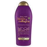 OGX Thick & Full + Biotin & Collagen Conditioner, Salon Size, 25.4 Fl Oz