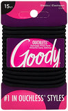 Goody Ouchless Elastics 4mm Black, 17CT