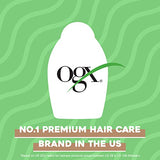 OGX Ever Straightening + Brazilian Keratin Therapy Shampoo, for Lustrous, Shiny Hair, Paraben-Free, Sulfate-Free Surfactants, Coconut Oil, Keratin powder,Avocado oil and cocoa butter, 13 Fl Oz