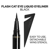 L’Oréal Paris Makeup Infallible Flash Cat Eye Waterproof Liquid Eyeliner, Black