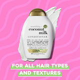 OGX, Hair Conditioner, Sulfate-Free, Nourishing Coconut Milk, 13 Fl Oz