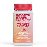 SmartyPants Multivitamin for Women Omega-3 DHA Zinc for Immunity, Biotin, Iron, Folate, Vitamins D3, C, B6, Vitamin B12, One Per Day, 30 Capsules, 30 Day Supply