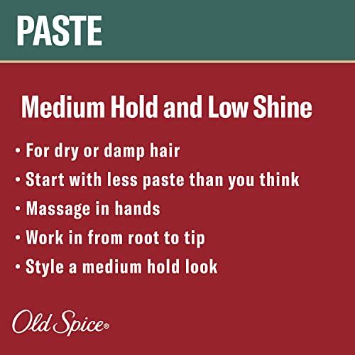 Old Spice Hair Styling Paste for Men, 2.22 oz