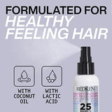 REDKEN All-In-One Leave In Conditioner, Multi-Benefit Treatment and Heat Protectant Spray with Frizz Protection, For All Hair Types, Paraben Free, One United, 150 ml