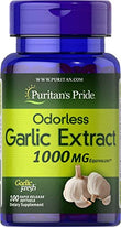 Puritans Pride Odorless Garlic 1000 Mg, 100 Total Count