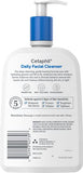 Cetaphil Face Wash, Daily Facial Cleanser for Sensitive, Combination to Oily Skin, NEW 16 oz, Fragrance Free,Gentle Foaming, Soap Free, Hypoallergenic