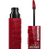 MAYBELLINE New York Super Stay Vinyl Ink Longwear No-Budge Liquid Lipcolor Makeup, Highly Pigmented Color and Instant Shine, Royal, Deep Wine Red Lipstick, 0.14 fl oz, 1 Count