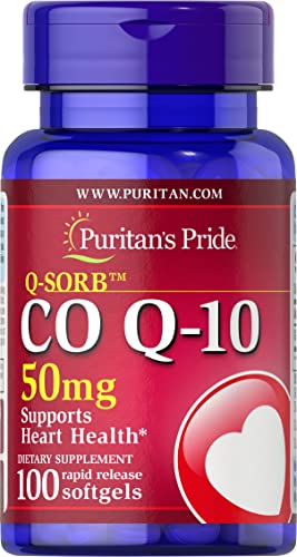 Puritan's Pride CoQ10 200mg, Supports Heart Health, 240 Rapid Release Softgels