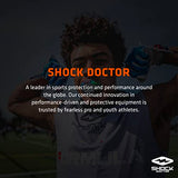 Shock Doctor Pro Mouth Guard, Shock Absorbing Mouth Protection, Custom Fit, Adult & Youth,Black