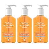 Neutrogena Oil-Free Acne Fighting Facial Cleanser with Salicylic Acid Acne Treatment medicine,, Daily Oil Free Acne Face Wash for Acne-Prone Skin with Salicylic Acid Medicine, 9.1 fl. oz