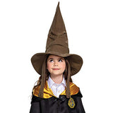 Disguise Harry Potter Sorting Hat, Costume Accessory for Kids, Childrens Size (107759),Brown