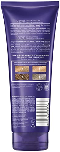 L’Oréal Paris Hair Care EverPure Sulfate Free Brass Toning Purple Conditioner for Blonde, Bleached, Silver, or Brown Highlighted Hair, 6.8 Fl. Oz.