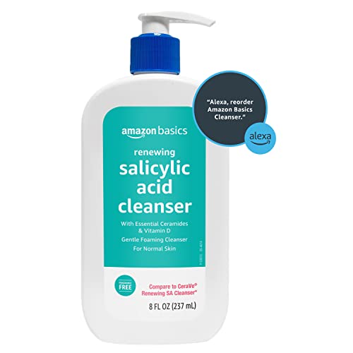 Amazon Basics Renewing Salicylic Acid Cleanser, 8 Fluid Ounces, 1-Pack