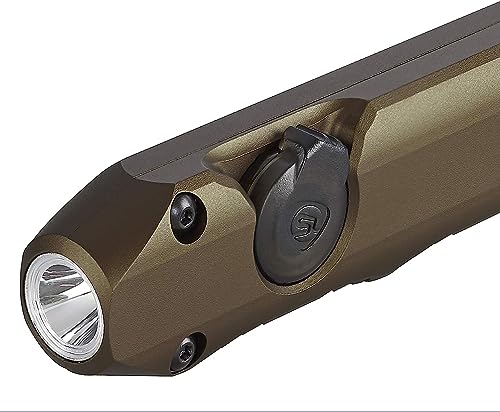 Streamlight 88811 Wedge 300-Lumen Slim Everyday Carry Flashlight, Includes USB-C Cord, Lanyard, Box, Coyote