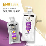 Pantene Shampoo Twin Pack with Hair Treatment, Volume & Body for Fine Hair, Safe for Color-Treated Hair