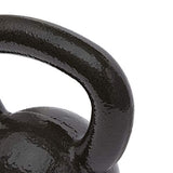 Amazon Basics Cast Iron Kettlebell with Enamel Finish, 35-Pound, Black