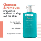 Eau Thermale Avène - Cleanance Cleansing Gel - Soap-Free Cleanser for Face and Body - For Blemish-Prone Skin - 13.5 fl.oz.