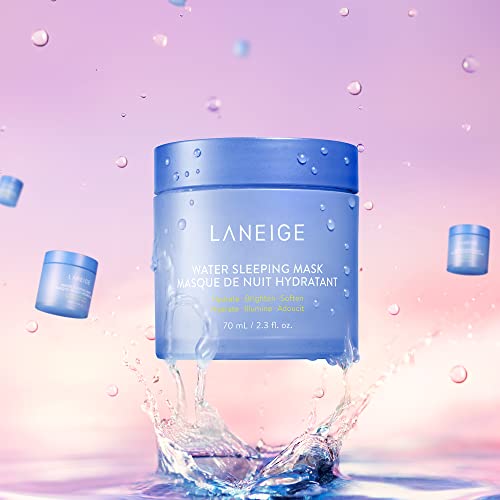 LANEIGE Water Sleeping Mask Visibly Brighten, Boost Hydration, Squalane