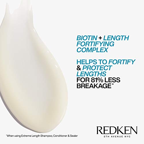 Redken Extreme Length Leave-In Conditioner | For Hair Growth | Seals Split Ends & Prevents Breakage | Infused With Biotin | 5.1 Fl Oz