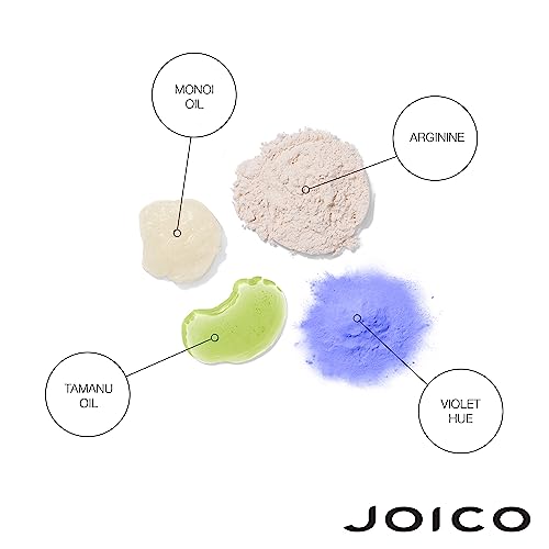 Joico Blonde Life Violet Shampoo | For Cool & Bright Blonde Hair | Neutralize Brassy Tones | Banish Yellow Tones | Boost Shine | Sulfate Free | With Monoi & Tamanu Oil | 10.1 Fl Oz