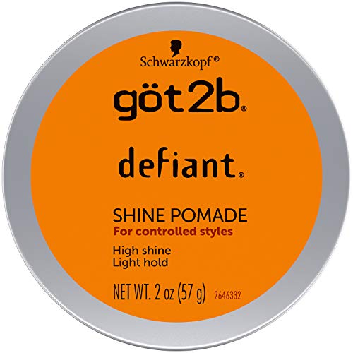 Got2B Defiant Shine Pomade, White, 2 Oz