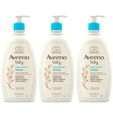 Aveeno Baby Aveeno Baby Daily Moisture Lotion with Colloidal Oatmeal & Dimethicone, 3 X 18 Fl. Oz, 54.0 Fl Oz (Pack of 3)