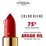 L'Oreal Paris Colour Riche Original Creamy, Hydrating Satin Lipstick with Argan Oil and Vitamin E, Mica , 1 Count