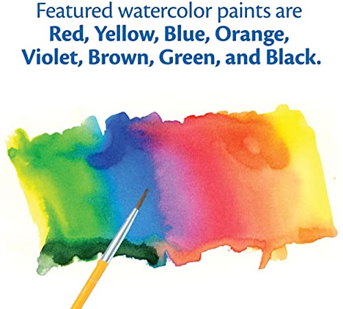 Crayola Washable Watercolors, 12 Paint Sets for Kids, School Supplies Bulk, 8 Vibrant Colors