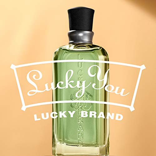 Lucky You Mens Cologne Fragrance Spray, Day or Night Casual Scent with Bamboo Stem Fragrance Notes, 3.4 Fl Oz