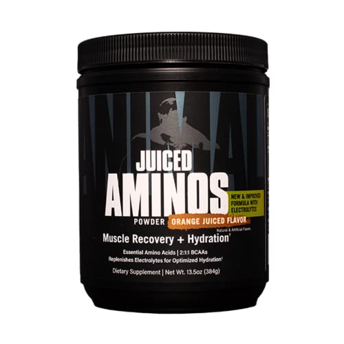 Animal Juiced Aminos - 6g BCAA/EAA Matrix plus 4g Amino Acid Blend for Recovery and Improved Performance - Orange - 30 Servings, 13.3 Ounce