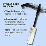 Pacifica Beauty, Stellar Gaze Length & Strength Black Mascara, For Volume and Length, Vitamin B + Coconut, Natural Lash Effect, Silicone, Sulfate & Paraben Free, Vegan and Cruelty Free