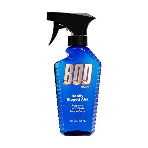 BOD Man Fragrance Body Spray, Black, 8 fl oz (Pack of 2)