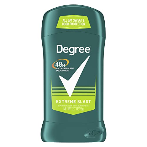 Degree Men Original Protection Antiperspirant Deodorant 48-Hour Sweat and Odor Protection Extreme Blast Antiperspirant For Men 2.7 oz