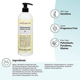 Adamia Therapeutic Repair Lotion with Macadamia Nut Oil and Promega-7, 16 Fl Oz Bottle- Fragrance Free, Paraben Free, Non GMO, White