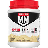 Muscle Milk Genuine Protein Powder, Vanilla Creme, 32g Protein, 5 Pound, 32 Servings