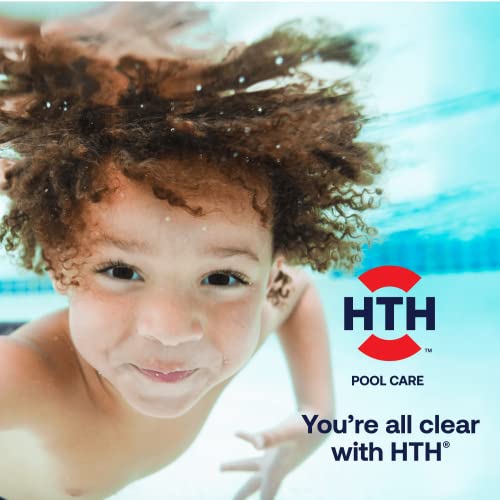 HTH 42049 Swimming Pool Care 1 Chlorine Tabs, Swimming Pool Chlorinating Sanitizer, 1.5lb