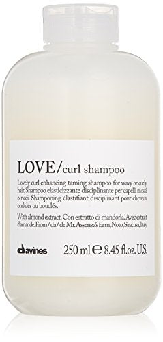 Davines LOVE Curl Shampoo | Wavy & Curly Hair Shampoo | Smooth and Moisturize Curls with Almond Extract | 8.45 fl oz