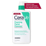 CeraVe Foaming Facial Cleanser | Daily Face Wash for Oily Skin with Hyaluronic Acid, Ceramides, and Niacinamide| Fragrance Free Paraben Free | 16 Fluid Ounce