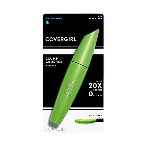 COVERGIRL Clump Crusher Water Resistant LashBlast Mascara, Water Resistant Mascara, Zero Clumps, 1 Tube, Black Brown Color, 0.44 Fl Oz packaging may vary