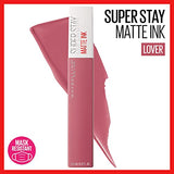 Maybelline New York Super Stay Matte Ink Liquid Lipstick Makeup, Long Lasting High Impact Color, Up to 16H Wear, Exhilarator, Ruby Red, 1 Count