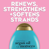 OGX Renewing + Argan Oil of Morocco Hydrating Hair Shampoo, Cold-Pressed Argan Oil to Help Moisturize, Soften & Strengthen Hair, Paraben-Free with Sulfate-Free Surfactants, 25.4 fl oz