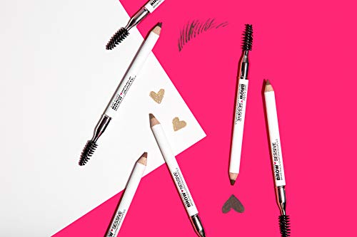 Eyebrow Pencil By Wet n Wild Brow-Sessive Brow Makeup Pencil Liner Blending Brush, Precise, Fine Tip, Shapes, Defines, Fills, Medium Brown