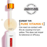 LOreal Paris Revitalift 12% Pure Vitamin C Serum, Vitamin E, Salicylic Acid, Brightening 1 oz + Moisturizer Sample